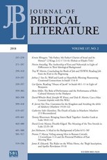 Journal of Biblical Literature 137.2 (2018)