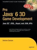 Pro Java(TM) 6 3D Game Development