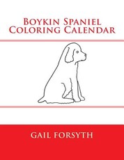 Boykin Spaniel Coloring Calendar