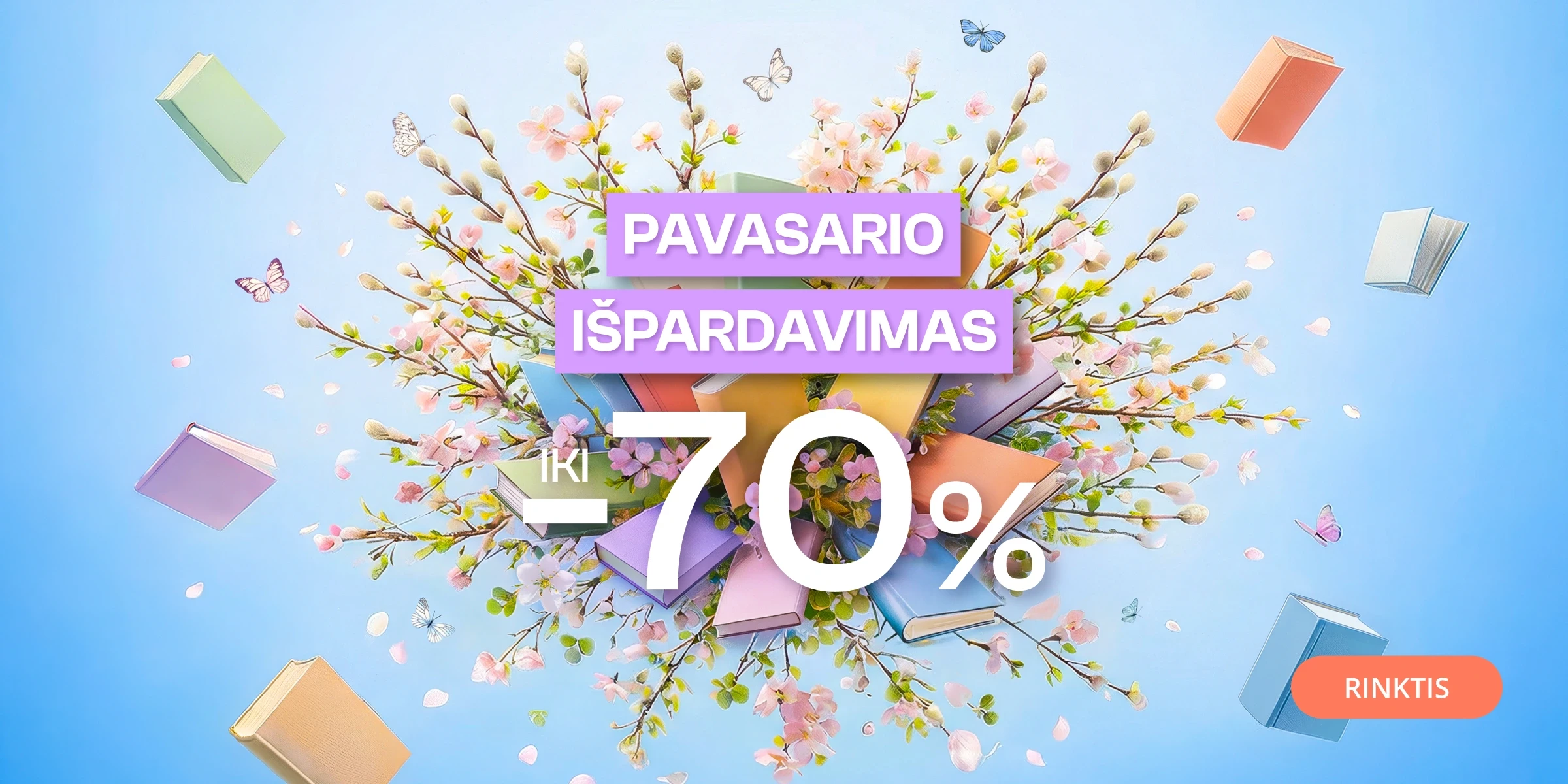 PAVASARIO IŠPARDAVIMAS - extra nuolaidos iki 70%!