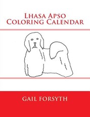 Lhasa Apso Coloring Calendar