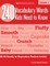 240 Vocabulary Words Kids Need to Know: Grade 1