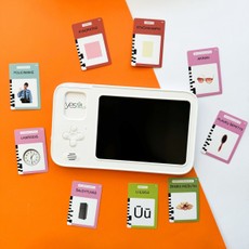 Yes For Skills lavinamosios lietuviškai šnekančios kortelės su piešimo planšetiniu kompiuteriu (su defektais)