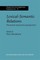 Lexical-Semantic Relations