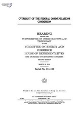 Oversight of the Federal Communications Commission