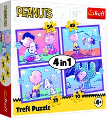 TREFL 4 dėlionių rinkinys „Snoopy“