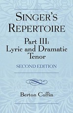 The Singer's Repertoire, Part III
