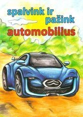 Spalvink ir pažink automobilius