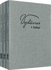 Raštai. Grožiniai kūriniai, dramos. 1, 2 ir 3 tomai