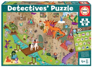 Dėlionė (puzzle) 50 CASTLE "DETECTIVES" 6-8 metų