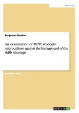 An examination of MINT students' microculture against the background of the skills shortage