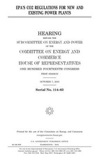 EPA's CO2 regulations for new and existing power plants