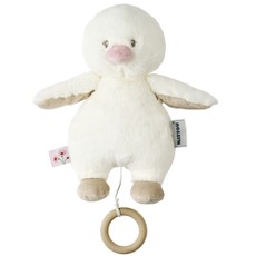 Pliušinis–muzikinis žaislas NATTOU „Baby duck“, 28cm