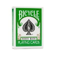 Žalios spalvos kortų kaladė