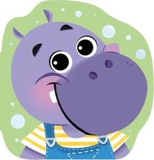 Begemotas. Metas į vonią