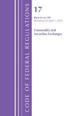 Code of Federal Regulations, Title 17 Commercial Sec Exch 41-199, Revised as of April 1, 2025