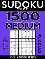 Sudoku Book 1,500 Medium Puzzles