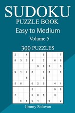 300 Easy to Medium Sudoku Puzzle Book