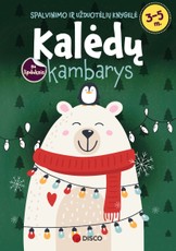 Kalėdų kambarys: spalvinimo ir užduotėlių knygelė 3-5 metų vaikams