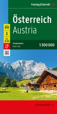 Österreich, Straßenkarte 1:300.000, freytag & berndt