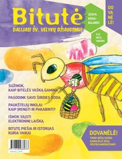 Bitutė. Žurnalas vaikams. 2020 kovas-balandis + vaškas margučių dažymui