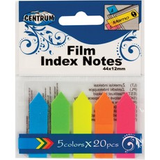 Plastikiniai puslapių žymekliai Centrum