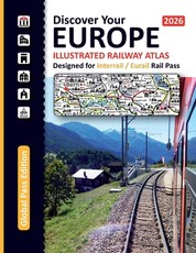 Icon and Info Illustrated Railway Atlas - Discover Your Europe - 2026