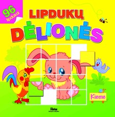 Lipdukų dėlionės. Kieme