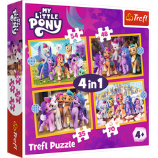 TREFL MY LITTLE PONY 4 dėlionių rinkinys „Mano mažasis ponis“