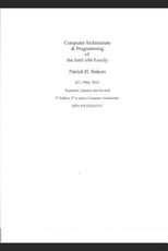 Computer Architecture & Programming of the Intel X86 Family