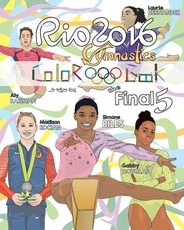 RIO 2016 Gymnastics "Final Five" Coloring Book for Kids