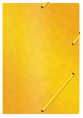 Aplankas su guma, A4, 390gms, geltonas