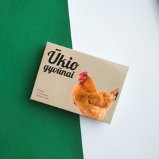 Ūkio gyvūnai. Lavinamųjų kortelių rinkinys