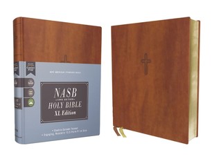 Nasb, Holy Bible, XL Edition, Leathersoft, Brown, 1995 Text, Comfort Print