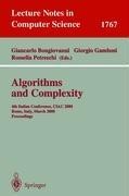 Algorithms and Complexity