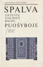 Spalva lietuvių liaudies baldų puošyboje. Skrynios, kuparai, spintos