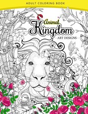 Animal Kingdom adult coloring book