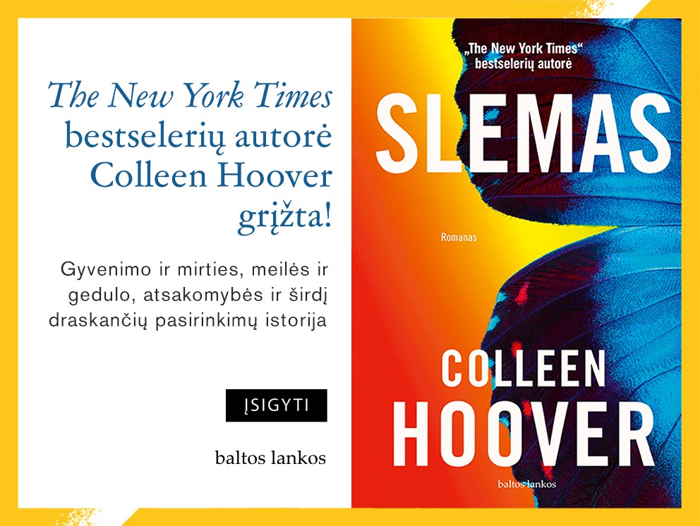 SLEMAS. Debiutinis Colleen Hoover romanas