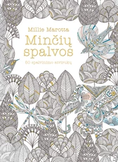 Minčių spalvos. 50 spalvinimo atvirukų