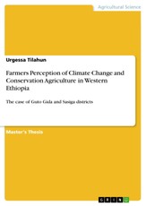 Farmers perception of climate change and conservation agriculture in western  Ethiopia