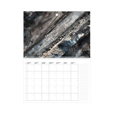 Sieninis kalendorius-planuoklis 2025 be datų METALAS