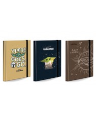 Aplankas su gumele COOLPACK „Mandalorian“, kartoninis, A4, 3 cm