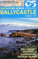 OS Eire 50T. Ballycastle Blatt 05 1:50 000