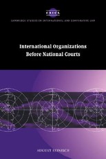 International Organizations Before National Courts