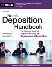 Nolo's Deposition Handbook