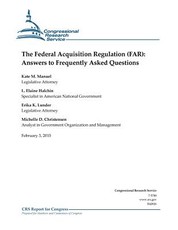 The Federal Acquisition Regulation (FAR)