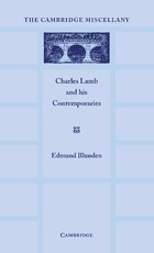 Charles Lamb and His Contemporaries