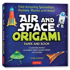 Air and Space Origami Paper and Book