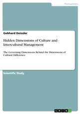 Hidden Dimensions of Culture and Intercultural Management