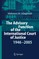 The Advisory Function of the International Court of Justice 1946-2005